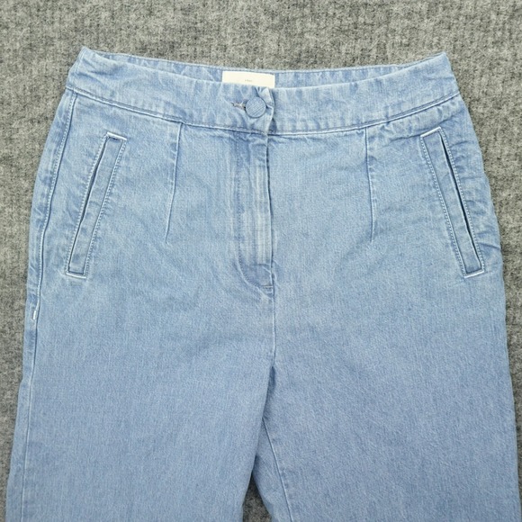 Sezane Light Blue Flare & Wide Leg Jeans - Picture 4 of 10